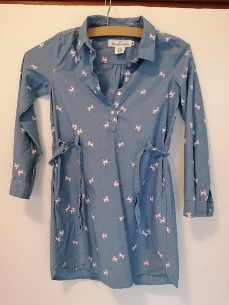 Unicorn košeľa nenosena pre 7 až 8r, h&m,128