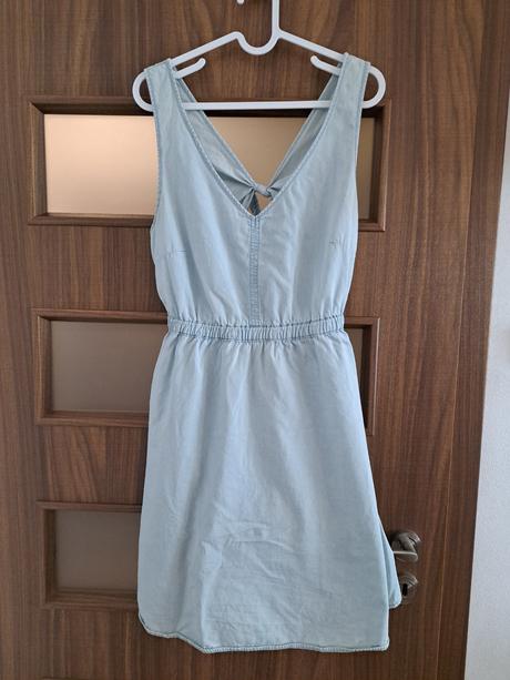 Šaty jeansové, h&m,xs