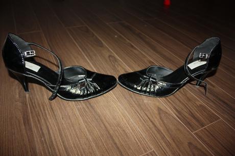 Čierne dámske topánky, 37