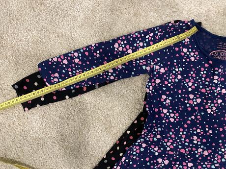 Šaty s dlhým rukávom, h&m,134