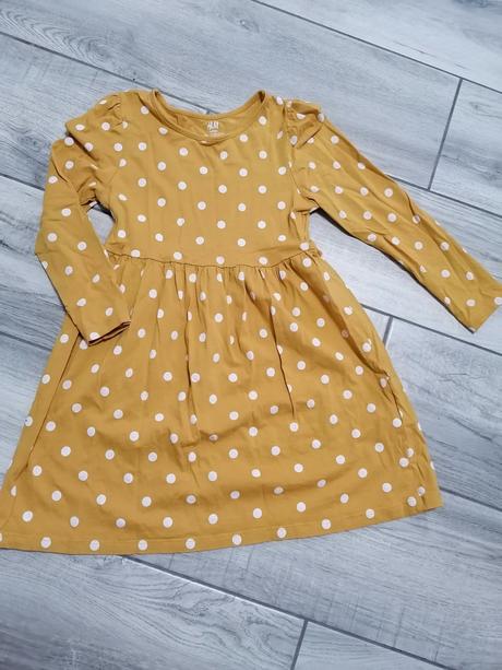 Bodkované šatky - 110/116 h&m, h&m,116