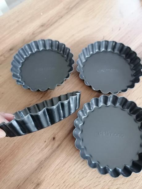 Malé formy na pečenie koláčikov 4 kusy,