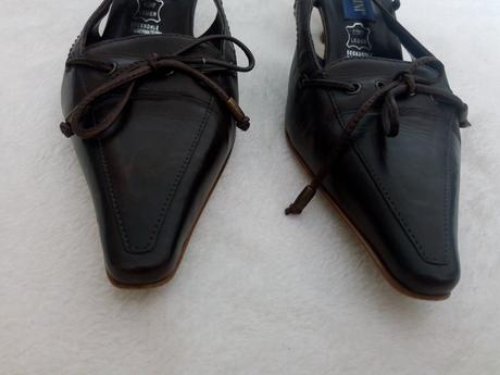 Hnedé topánky - lodičky, 39