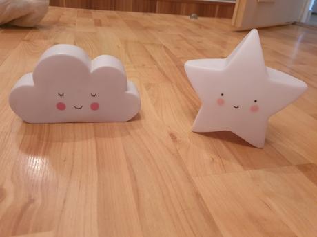 Lampicky - hviezdicka a oblacik, 
