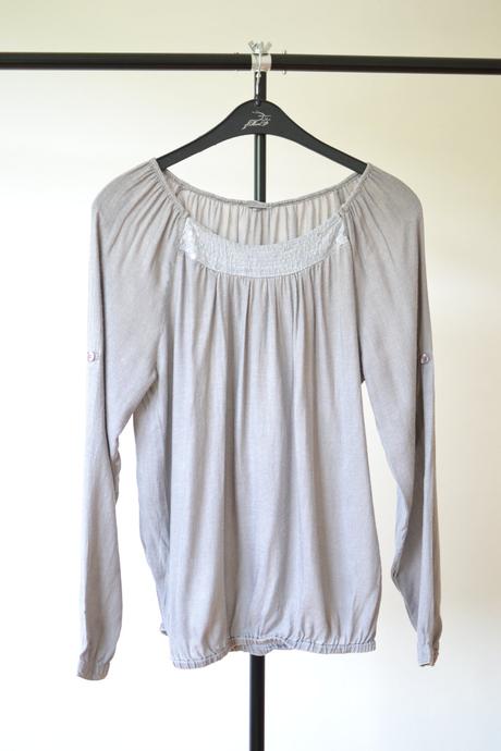 Šedofialová blúzka l, l