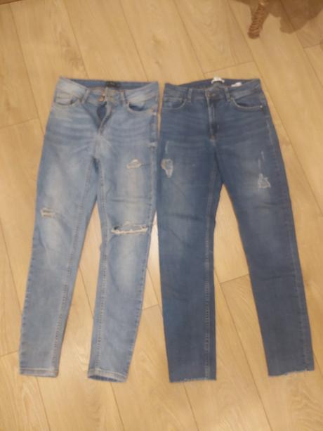 Damske roztrhané  rifle 36, f&f,36