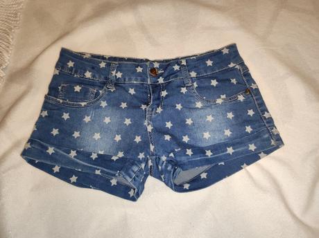 Elastické riflové kraťasy 9-10r, 152