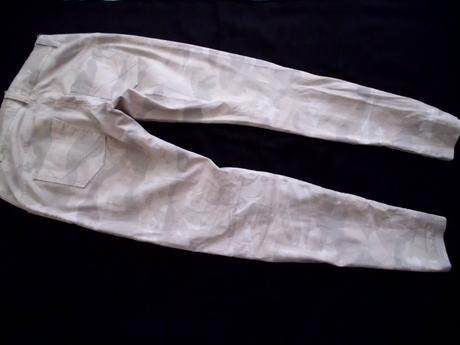 Béžovo sivý vzor elastan, m