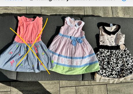 2 x šatky, next,104