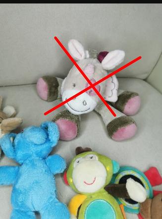 Sada plyšových malých hračiek,