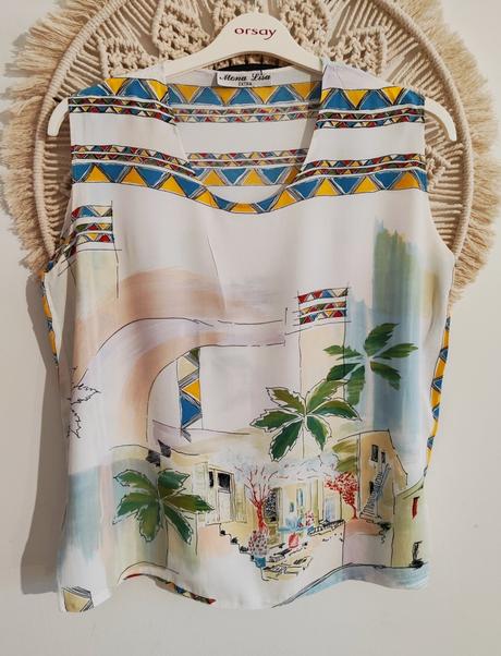 Blúzka bez rukávov mona lisa, xl