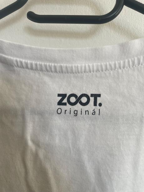 Biele bavlnene tricko zoot, s