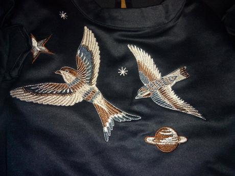 Vyšívaná predĺžená blúzka, xs