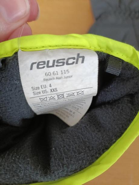 Lyžiarske rukavice reusch, 128