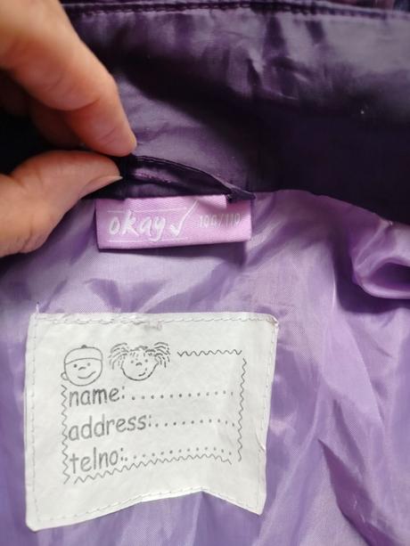 Tenká skladacia bunda do dažďa, okay,110