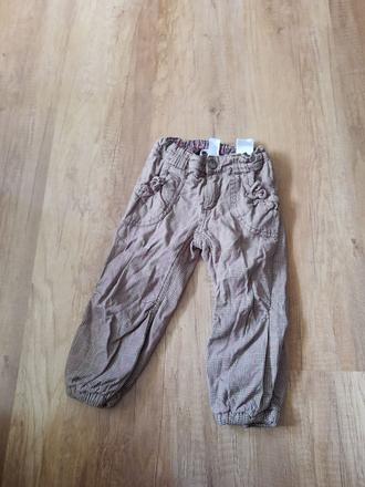Dievcenske zateplene nohavce, h&m,92