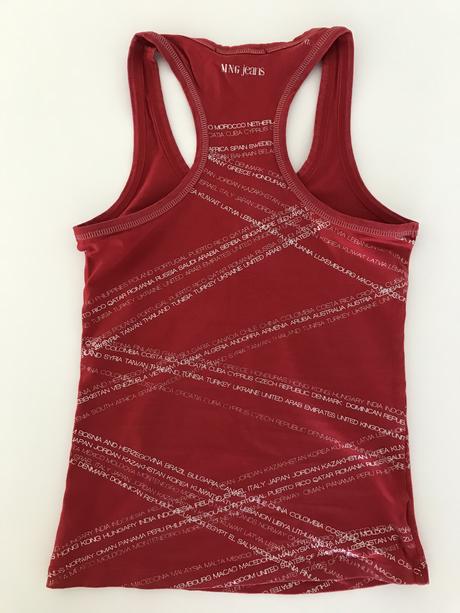 Cervene tielko, mango,s