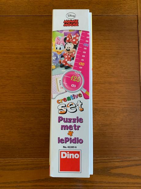 Puzzle minnie mouse + meter - kreatívny set,