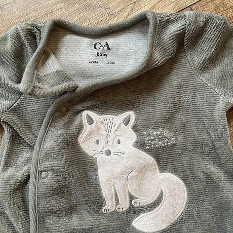 Dupačky s obrázkom líšky, c&a,56