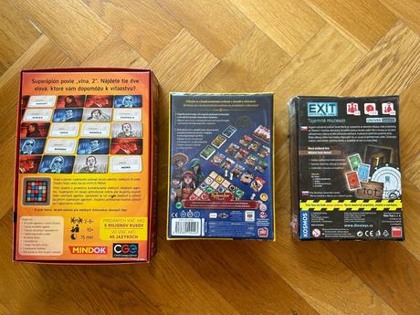 Spoločenské hry z ihryska - nové, aj jednotlivo,