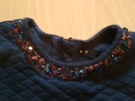 Tmavomodré šaty ikks, 110