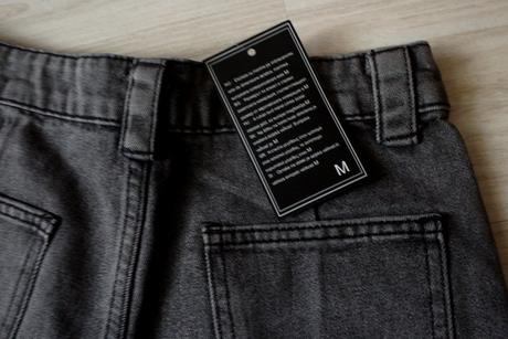 Tmavošedé rifľové kraťasy, xs/s/m, 36 - xs