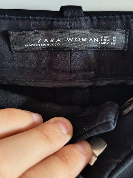 Čierne elegantné nohavice zara, zara,m
