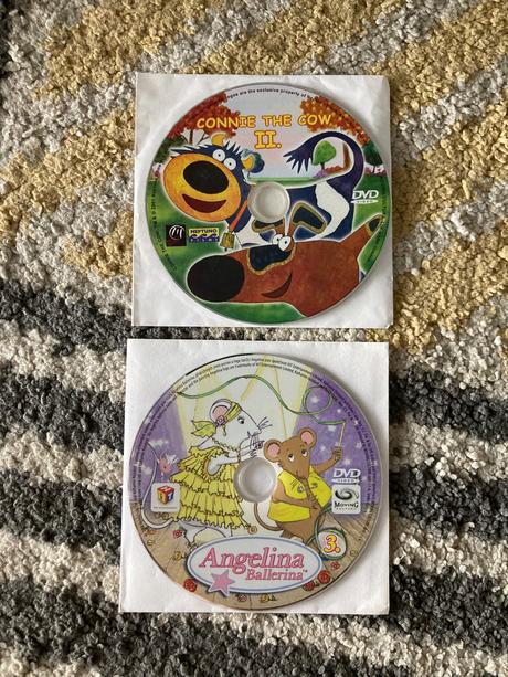 Dvd connie the cow ii. a angelina ballerina,