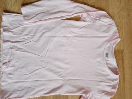 Tričko bavlnené svetlo ružové, 128