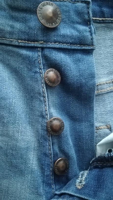 Riflové kraťasy ombre, s