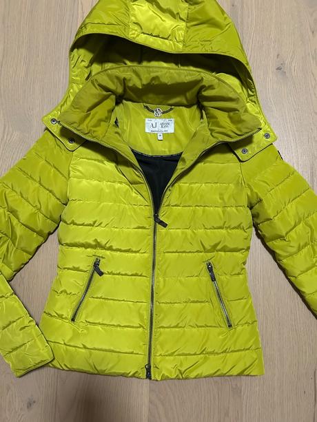 Armani bunda xs zelená s kapucňou, armani,xs