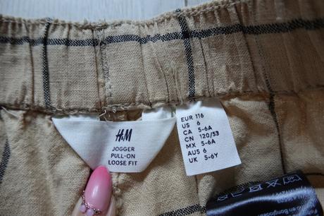 Nohavice h&m jogger pull on, h&m,116