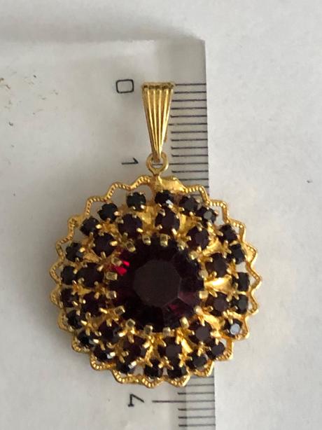 Vintage stary privesok jablonecka bizuteria,