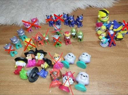 Paw patrol postavičky, pečiatky, 