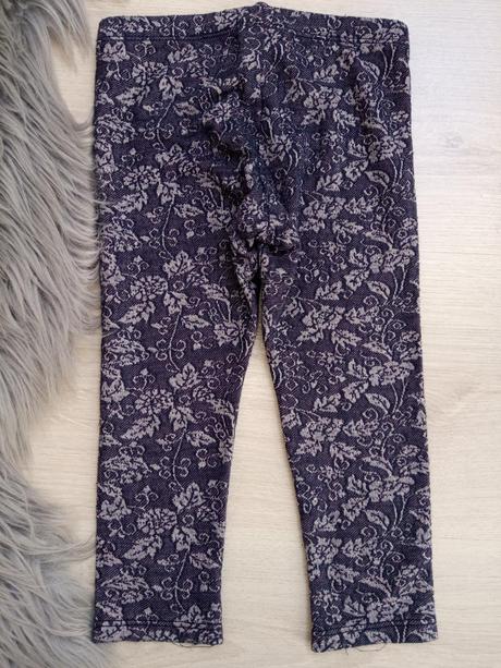 Dievčenské kvetované legíny benetton (2r.), benetton,92