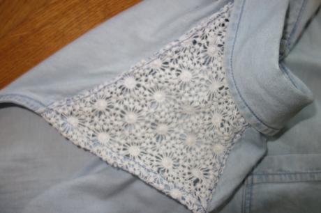 Blúzka s krajkou, terranova,m