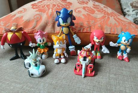 Sonic - farebné figúrky do ruky, 