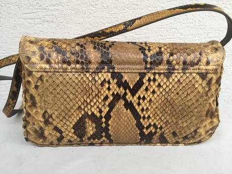 Vintage kabelka prava koza,