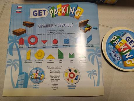 Spoločenská hra balíme (get packing), 