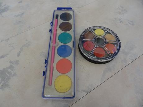 Vodové farby / 2 ks,