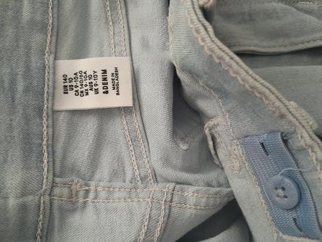 Riflove kratasy, denim,140