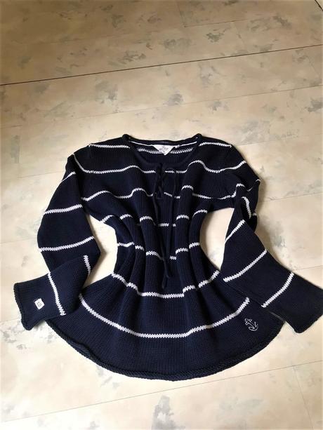 Hrubší bavlnený pulóver, xl