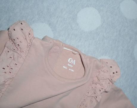 Mikina s volánmi na 2 až 3 roky, c&a,98