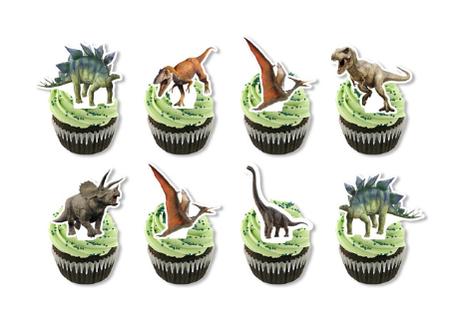 Tortový zápich dinosaurus 02 (24ks)-skladom,tz-191, 