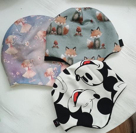 Detské čiapky s krytim na uška,