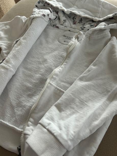 Tenka mikina, fox & bunny,80