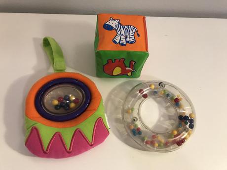 Hrkálky pre bábätko - 3 kusy,