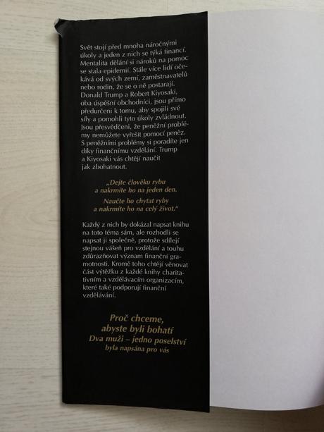 Proč chceme aby ste byli bohatí - trump a kiyosaki, 