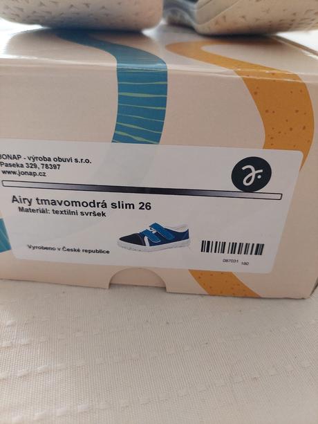 Plátené tenisky jonap slim, jonap,26