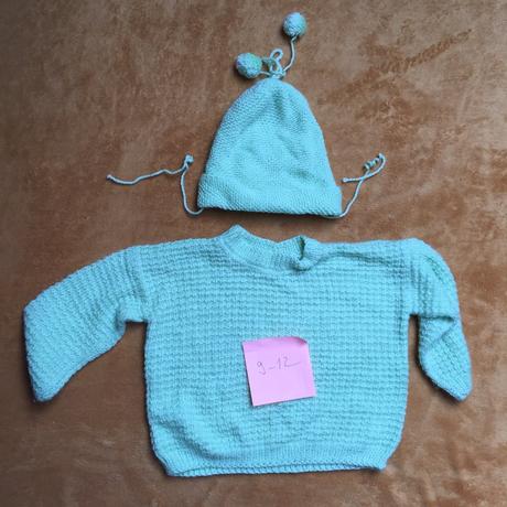 Súprava sveter a čiapka, 80